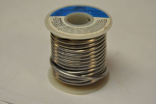50/50 lead solder 1 lb roll solid wire tin .125 stained glass nos new! for sale