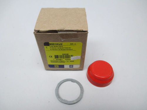 NEW SQUARE D 9001KU2 RED BOOT PUSHBUTTON SER H D272847