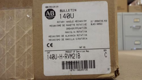 ALLEN BRADLEY 140U-H-RVM21B ROTARY HANDLE MECHANISM HANDLE SHAFT NEW/OLD STOCK