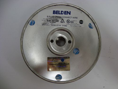 BELDEN  XCB1 D871000  WIRE, UNSHIELDED MULTIPAIR, 1, 1000FT - Reel bent see pics