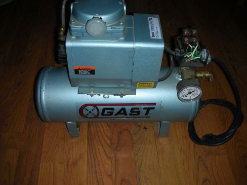 GAST DOA-P706T-AA Electric Air Compressor,Tank Mounted