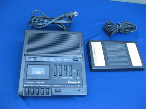Panasonic microcassette transcriber, Model # RR-930 and foot pedal