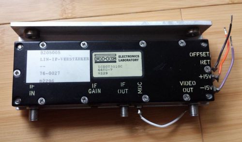 Lin IF Verstarker Amplifier RHG Electronics Laboratory  ICEGT3010C