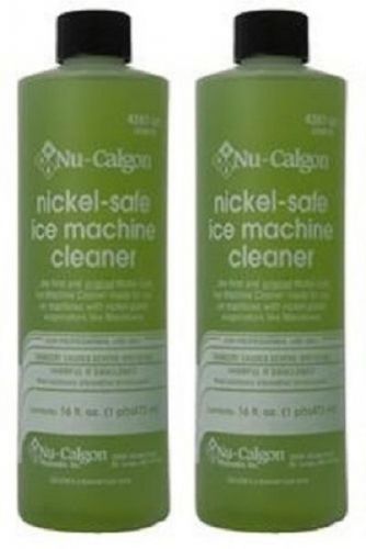 2-lot nu-calgon 4287-34 nickel-safe ice machine cleaner - new oem for sale