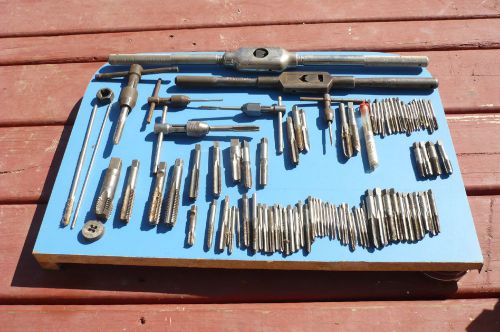 Lot of hand taps and tap t -handles &amp; tap handles - about 80 pieces total for sale