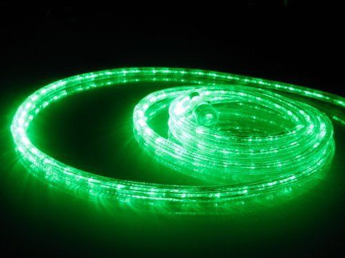 10Ft Rope Lights; Emerald Green LED Rope Light Kit; 1.0&#034; LED Spacing; Christmas