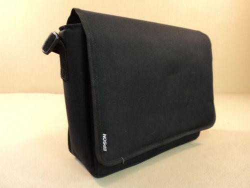 Epson Projector Carry Case Bag Padded Black One Exterior Pouch Nylon