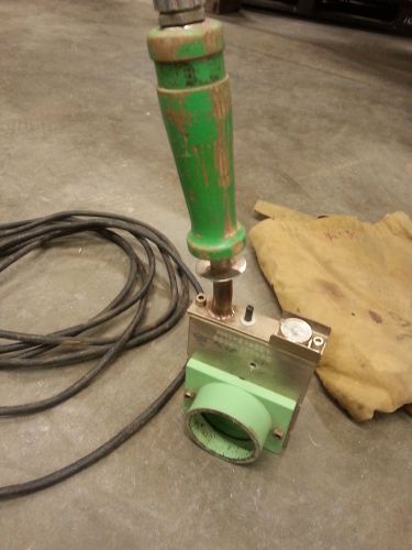 McElroy Pipe Fusion  Plastic Welder Heating Iron w/ 2&#034; IPS Socket Tooling &amp; BAG