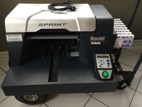 Anajet Sprint printer and geo knight Heat Press