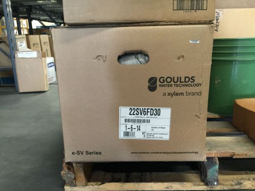 Goulds 22sv6fd30 6 stg ss esv vertical water pump liquid end grundfos cr32 cr 32 for sale