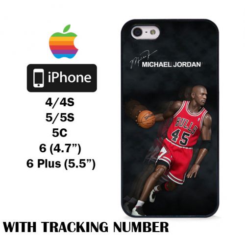 Michael Jordan Words Art Basketball Hard iPhone 4 4S 5 5S 5C 6 6 Plus Case Cover