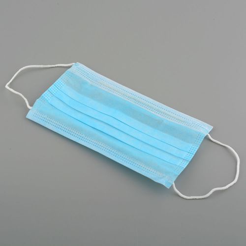 New 20Pcs Disposable Dental Surgical Dust Mouth Cover Mask Light Blue