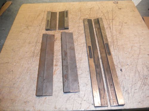 3 SETS OF MACHINIST HOLD DOWNS 4&#034; 8&#034; AND 12&#034;