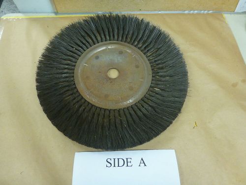 Wire wheel 15&#034; diameter x 1-1/4&#034; arbor .0118&#034; wire thickness new/rusty $22.00 for sale