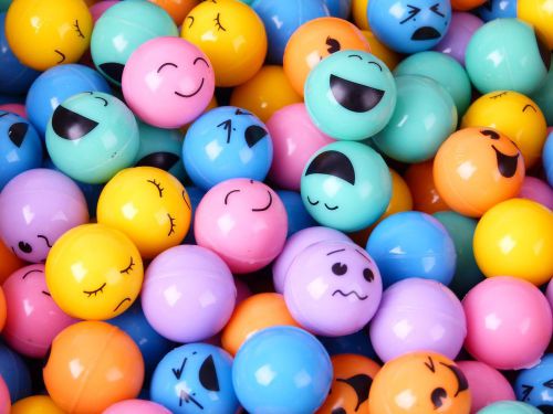 750 Super Vending Printed Face Bouncy Balls 27mm #BouncingBalls  #Bouncy #Bulk