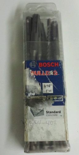 Bosch Bulldog Series 3/16 in x 4 in x 6 in Drill  Router Bits 10 Piece Concrete