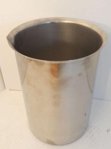 Vollrath stainless steel griffin beaker 4000ml #84000 for sale
