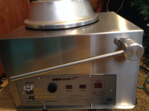 Nutty Bavarian Nut Roasting Machine with 3 bay warmer