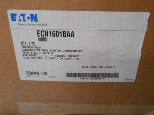 ECN1601BAA Eaton NEMA Freedom Starter, Combination, with Disconnect