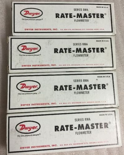 Lot Of 3, Dwyer Rate Master Flowmeter, RMA-3-TMV, RMA3TMV, Shipsameday,  #1219A3