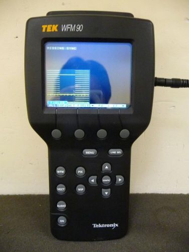 Tektronix tek vfm 90 hand held waveform audio vectorscope monitor analyzer for sale