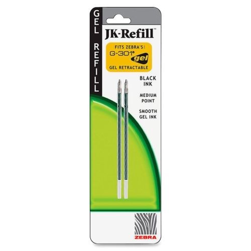 Zebra Pen Gel Pen Refill - 0.70 mm - Medium Point - Black - ZEB88112