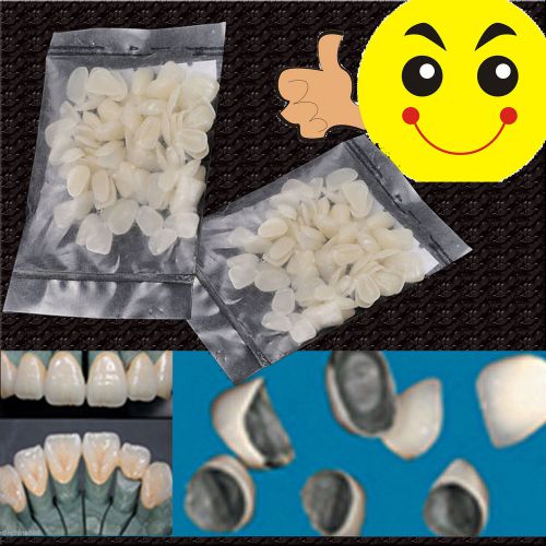 2x new Temporary Crown Patch Dental Materials film piece porcelain teeth anterio