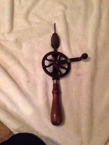 A Very Old Antique Manual Rotary Drill In Great Shape
