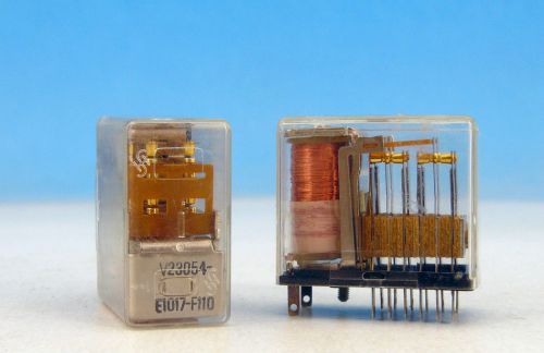 1x Original SIEMENS GERMANY Cradle S Relay V23057-E1017-F110 GOLD Contacts NEW