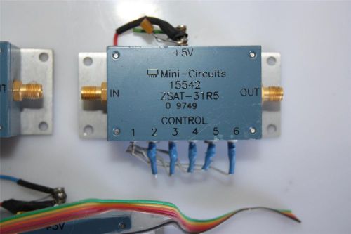 Lot of 3 Mini-Circuits ZSAT-31R5 Digital Step Attenuator Plug-In 10-1000 MHz