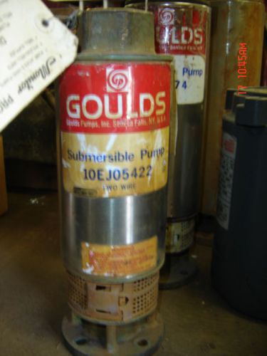 Goulds rebuilt pump end 10ej05422 2w 1/2hp 4&#034; 230v 1ph 10gpm for sale