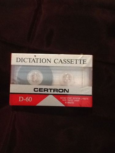 Certron Dictation D - 60 Cassette Tapes (three in Sale)/NEW