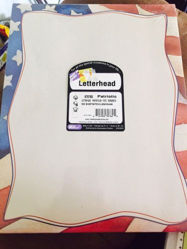 American Flag Letterhead