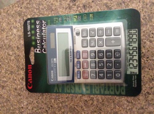 Canon 10 digit Mini-Desktop Calculator # LS100TS *Unopened, Brand New*