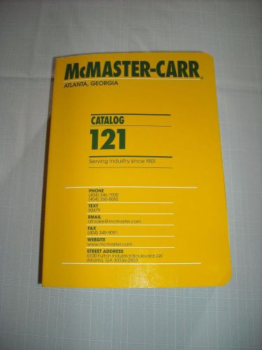 NEW - McMaster-Carr Catalog #121 New, but not in box.