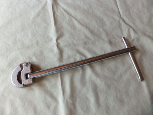 Under-Sink Chrome 12&#034; Basin Pipe Sink Wrench - Taiwan Made