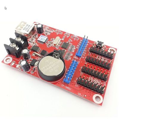Tf-a5u new usb p10 led display controller card single and dual color for sale