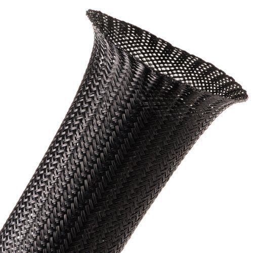 Hellermann Tyton 170-03016 Fray Resistant Expandable Braided Sleeving  1.50&#034; Dia