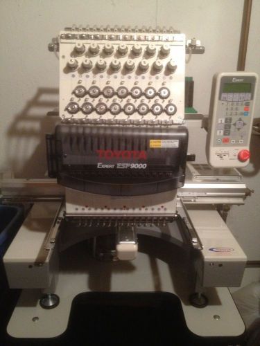 Toyota esp9000 embroidery machine for sale