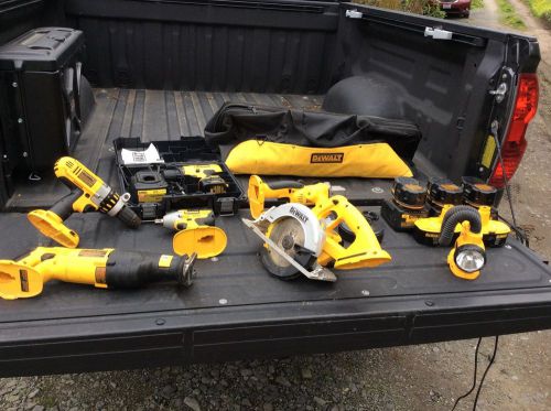 Dewalt 18v 6 Piece Tool Kit + Additional Drill, Batterys &amp; Chargers