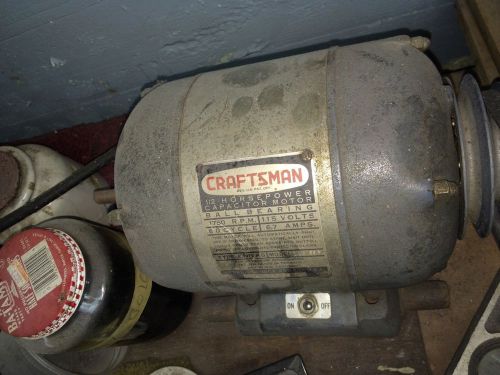 craftsman 1/2 horsepower capacitor motor