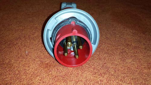 Hubbell hbl420p7w  male 3 phase 5 hp receptacle used for sale