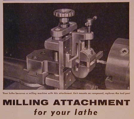 Milling Machine Attachment for small Metal Lathe How-To build PLANS