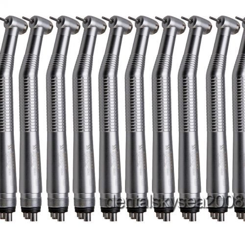 10X Dental High Fast Speed Handpiece Standard Push Button in 4-Hole Top Sale US