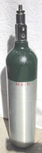 Aluminum oxygen cylinder tank  siz e  b  recert november of 2014 has cga 870 for sale