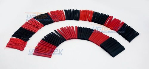 SummitLink 306 Pcs Red Black Assorted Heat Shrink Tube 8 Size Tubing Wrap Sleeve-
							
							show original title