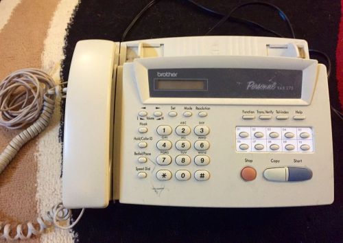 Brother Personal FAX275 - single-line fax and phone-
							
							show original title