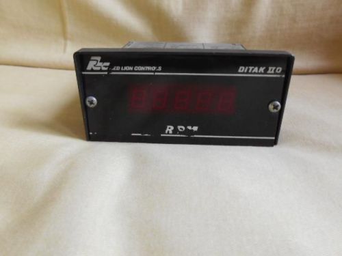 Red Lion RPM meter Model 104 DTIID-5