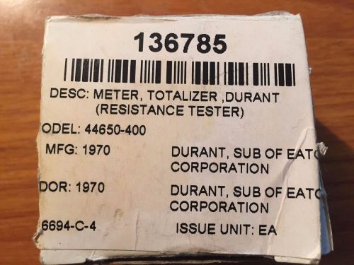 Durant Eaton Totalizer Model 44650-400