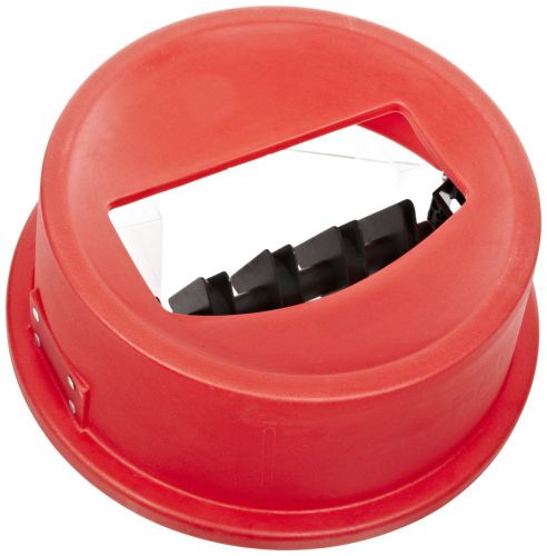 San jamar ka3200 katchall flatware retriever, red, round, 22 1/4&#034;dia x 10 1/2h, for sale